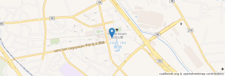 Mapa de ubicacion de 名鉄協商パーキング en ژاپن, 愛知県, 日進市.