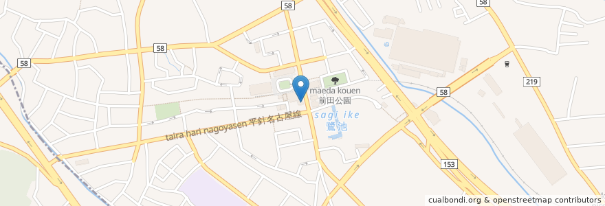 Mapa de ubicacion de ニューレット en 日本, 爱知县, 日進市.