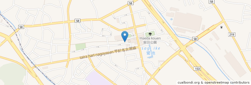 Mapa de ubicacion de Times en 日本, 愛知県, 日進市.