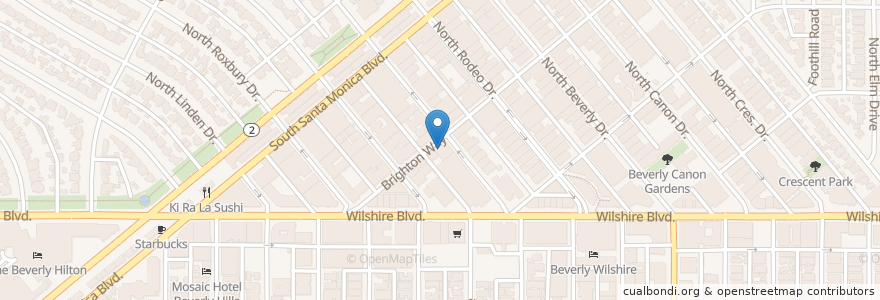 Mapa de ubicacion de Dr. Andre Berger, MD en Verenigde Staten, Californië, Los Angeles County, Los Angeles, Beverly Hills.