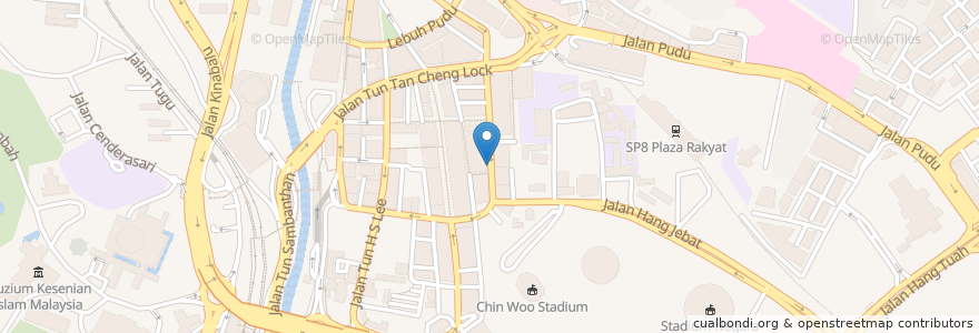 Mapa de ubicacion de 南香鸡饭 en 马来西亚, 雪兰莪州, 吉隆坡.