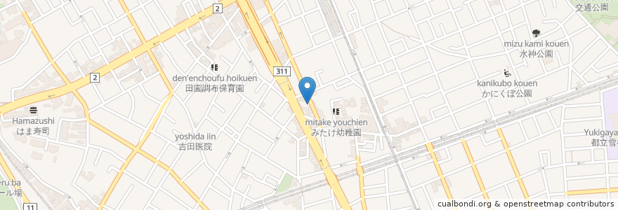 Mapa de ubicacion de タイムズカープラス en Japón, Tokio, Ota.