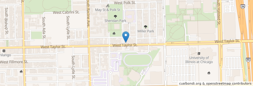 Mapa de ubicacion de The UPS Store en Amerika Birleşik Devletleri, Illinois, Chicago.