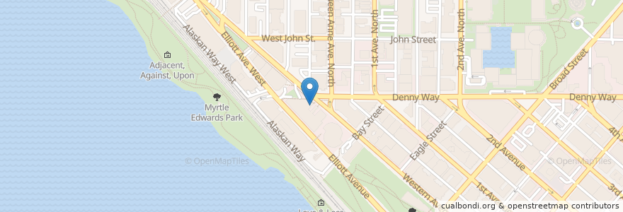 Mapa de ubicacion de Seattle Aesthetics and Nutrition en Estados Unidos De América, Washington, King County, Seattle.