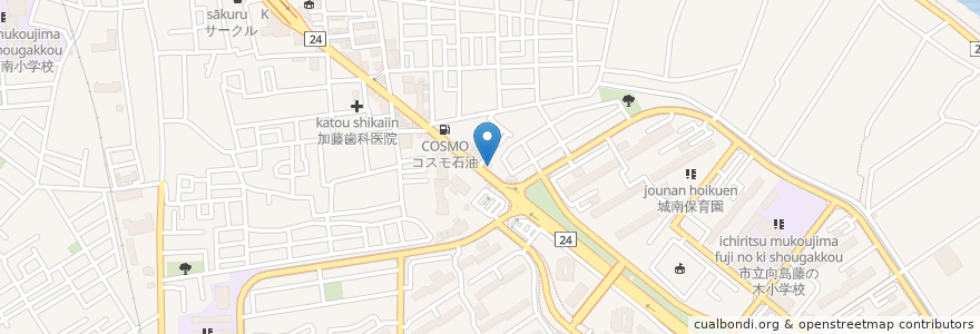 Mapa de ubicacion de 創作料理 遊食庵 en Giappone, Prefettura Di Kyoto, Kyoto, 伏見区.
