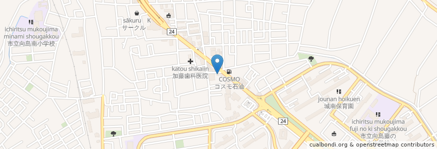 Mapa de ubicacion de 喫茶ん en 日本, 京都府, 京都市, 伏見区.
