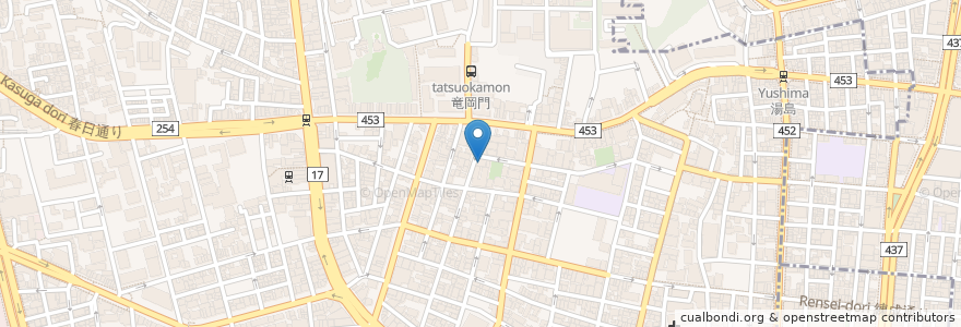 Mapa de ubicacion de 東京スイーツ&カフェ専門学校 en Japão, Tóquio, 文京区.
