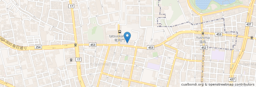 Mapa de ubicacion de プージャ en 일본, 도쿄도, 분쿄구.