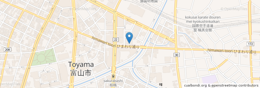 Mapa de ubicacion de ゼ・フィール en اليابان, 富山県, 富山市.