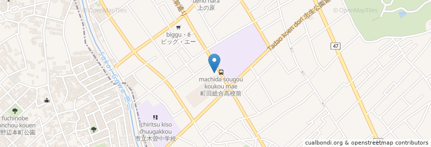 Mapa de ubicacion de サイゼリヤ en Japan, 東京都, 町田市.