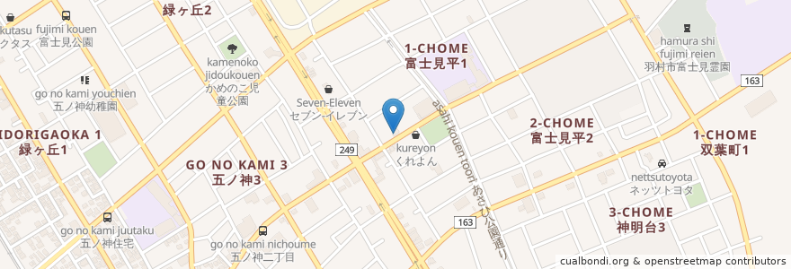Mapa de ubicacion de JAにしたま en 日本, 东京都/東京都, 羽村市.