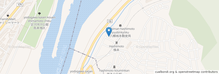Mapa de ubicacion de 正満寺 en اليابان, 京都府.