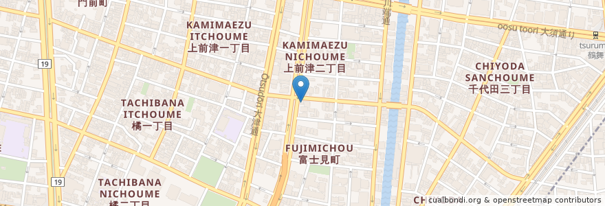 Mapa de ubicacion de Cafe de Shanica en 日本, 愛知県, 名古屋市, 中区.