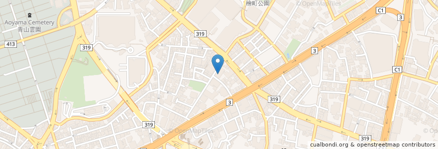 Mapa de ubicacion de Espirit Night Club en 일본, 도쿄도, 미나토.