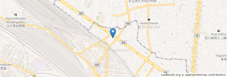 Mapa de ubicacion de ふくしま動物病院 en 일본, 도쿄도, 北区.