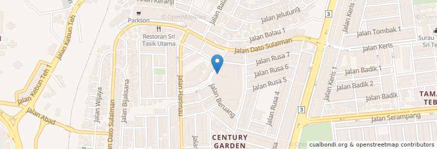 Mapa de ubicacion de MBO en Maleisië, Iskandar Malaysia, Iskandar Malaysia, Johor Bahru, Johor Bahru.