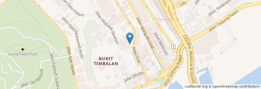 Mapa de ubicacion de Pizza Hut en Malaisie, Iskandar Malaysia, Iskandar Malaysia, Johor Bahru, Johor Bahru.