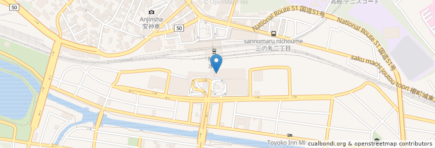 Mapa de ubicacion de 常陸野ブルーイング水戸 en Jepun, 茨城県, 水戸市.