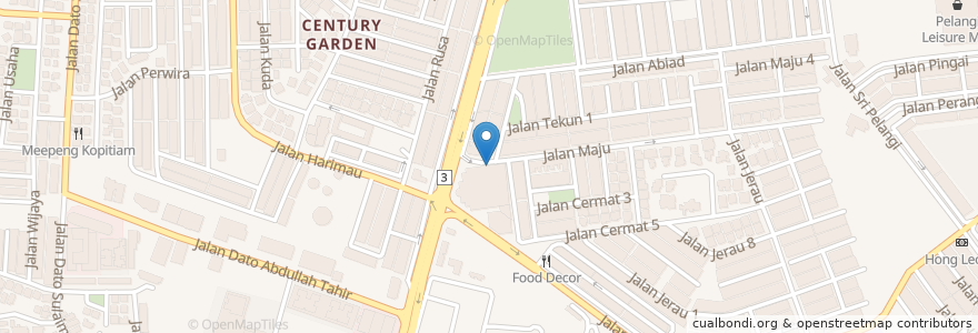 Mapa de ubicacion de McDonald's en Malasia, Iskandar Malaysia, Iskandar Malaysia, Johor Bahru, Johor Bahru.