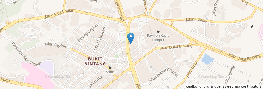 Mapa de ubicacion de DHL en Malasia, Selangor, Kuala Lumpur.