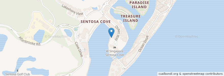 Mapa de ubicacion de SolePomodoro en シンガポール, Southwest.