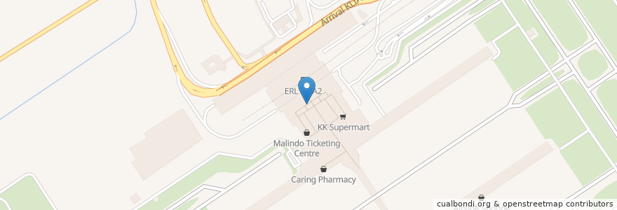 Mapa de ubicacion de Dunkin' Donuts en Malaysia, Selangor, Sepang.