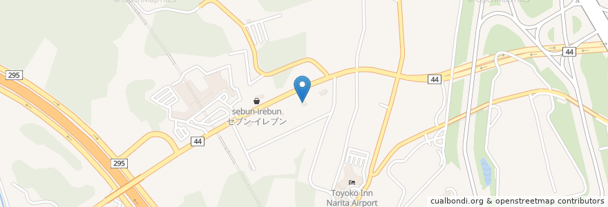 Mapa de ubicacion de スカイパーキング en 日本, 千葉県, 成田市.