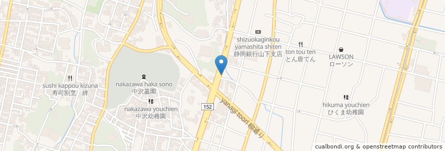 Mapa de ubicacion de 東海工科自動車大学校 en 日本, 静岡県, 浜松市, 中区.