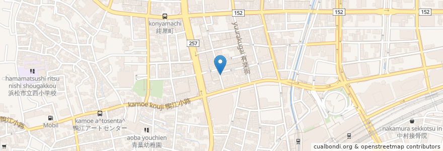 Mapa de ubicacion de Pinchos en ژاپن, 静岡県, 浜松市, 中区.
