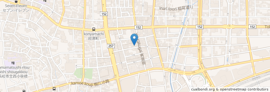 Mapa de ubicacion de とっちゃば en 일본, 시즈오카현, 浜松市, 中区.