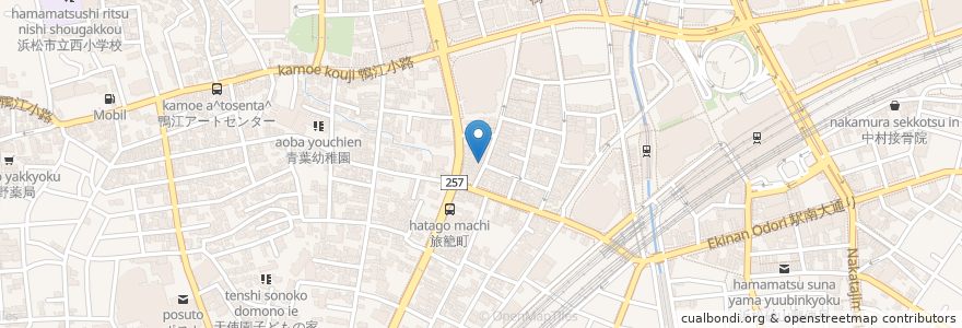 Mapa de ubicacion de Syo en Jepun, 静岡県, 浜松市, 中区.
