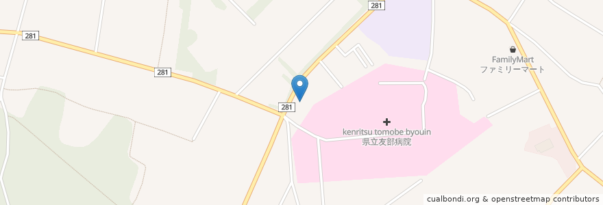 Mapa de ubicacion de かさま中央薬局 en Япония, Ибараки, 笠間市.