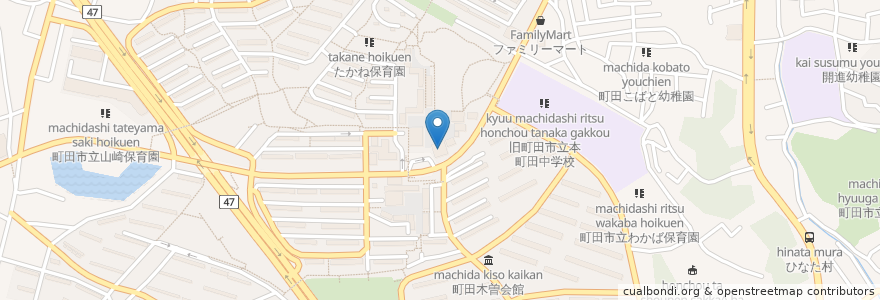 Mapa de ubicacion de 三井住友銀行 en Japón, Tokio, Machida.
