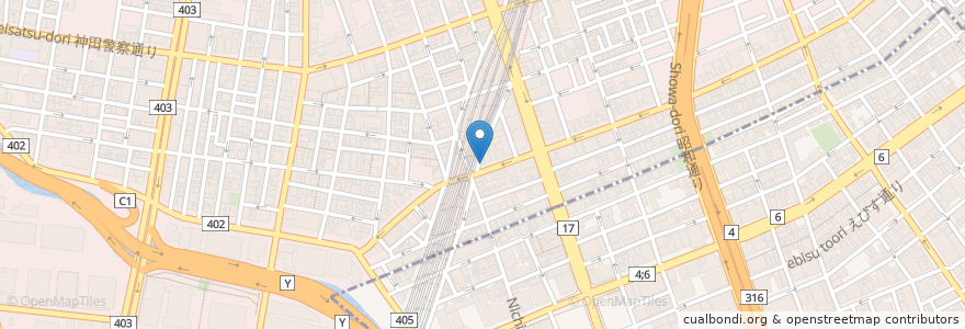 Mapa de ubicacion de くすりの福太郎 en Jepun, 東京都, 千代田区.