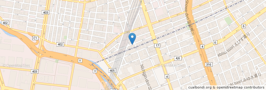 Mapa de ubicacion de ウルフ焼肉 en Japonya, 東京都, 千代田区.