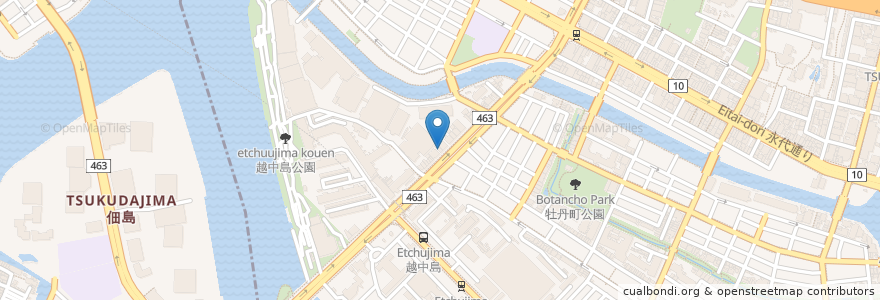 Mapa de ubicacion de ペッパーランチ en اليابان, 東京都, 江東区.