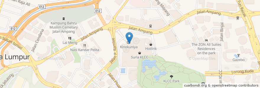 Mapa de ubicacion de Dewan Filharmonik Petronas en マレーシア, セランゴール, クアラルンプール.