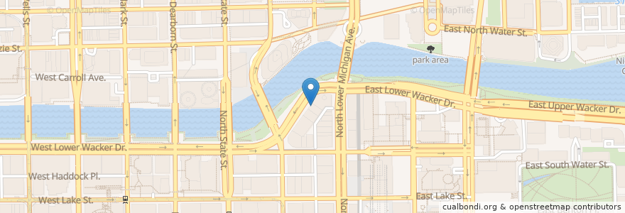 Mapa de ubicacion de LH Rooftop en États-Unis D'Amérique, Illinois, Chicago.