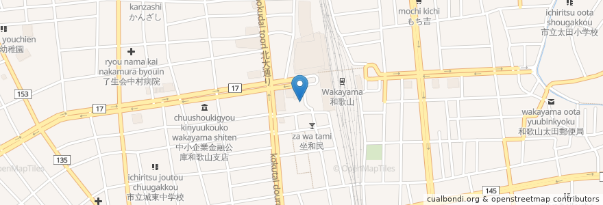 Mapa de ubicacion de ロッテリア en Япония, Вакаяма, Вакая́Ма.