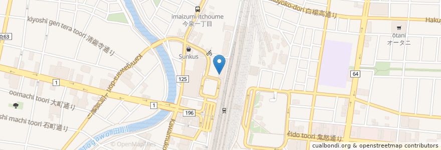 Mapa de ubicacion de 宇都宮みんみん en Япония, Тотиги, 宇都宮市.