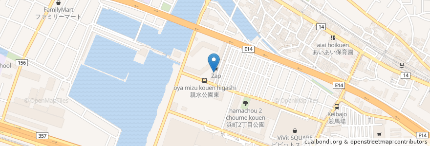 Mapa de ubicacion de よつ葉歯科医院 en Japón, Prefectura De Chiba, Funabashi.