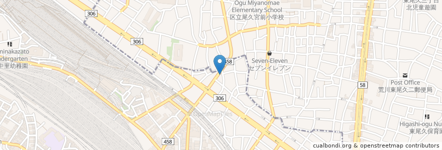 Mapa de ubicacion de 福満楼 en 日本, 東京都.