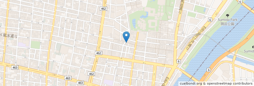 Mapa de ubicacion de Sushi Nova en Japon, Tokyo, 台東区.