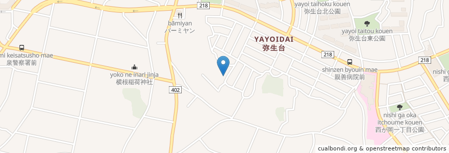 Mapa de ubicacion de ともろークリニック en Japon, Préfecture De Kanagawa, 横浜市, 泉区.