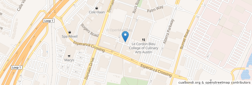 Mapa de ubicacion de Sway en Amerika Syarikat, Texas, Travis County, Austin.