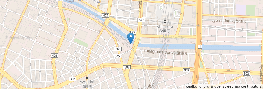 Mapa de ubicacion de Hitachino Brewing Lab en 日本, 東京都, 千代田区.