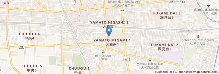 Mapa de ubicacion de 大和スマイル歯科クリニック en Япония, Канагава, Ямато.