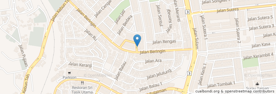 Mapa de ubicacion de Restoran Thong Yen en マレーシア, Iskandar Malaysia, Iskandar Malaysia, Johor Bahru, Johor Bahru.