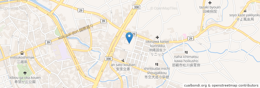 Mapa de ubicacion de べんり屋 en ژاپن, 沖縄県, 那覇市.