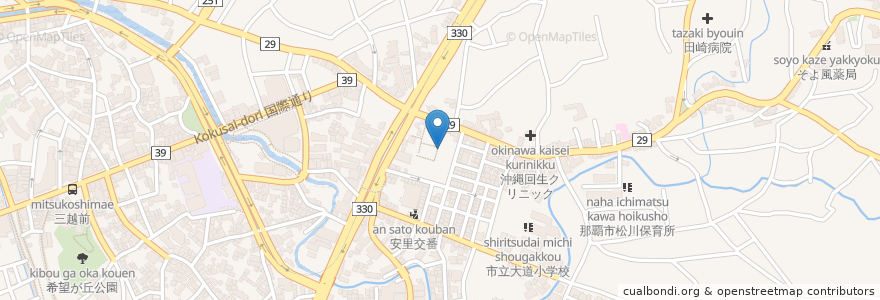 Mapa de ubicacion de potohoto en Japan, 沖縄県, 那覇市.